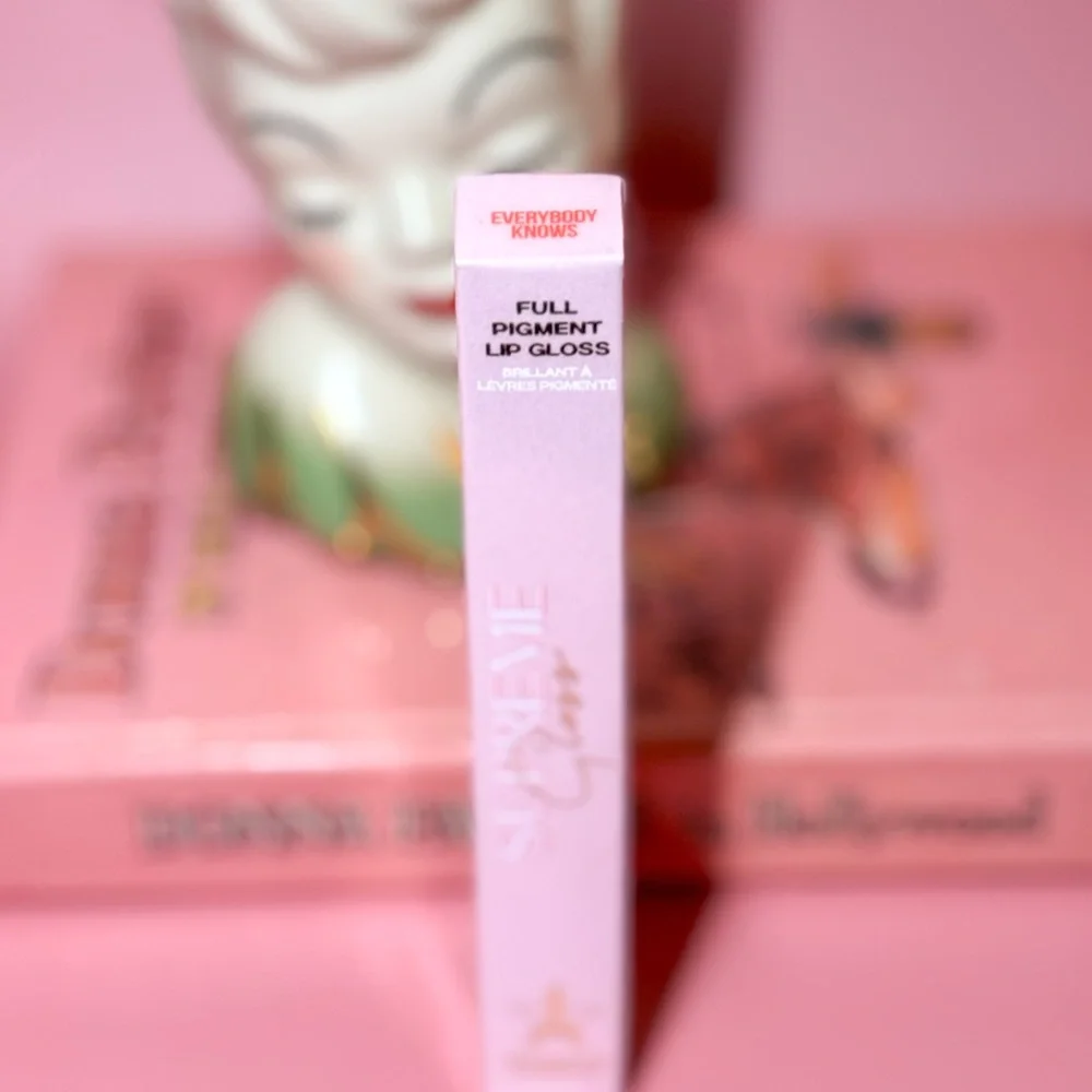 Jeffree Star EVERYBODY KNOWS Supreme Gloss Red Orange NIB FUll Size Vegan